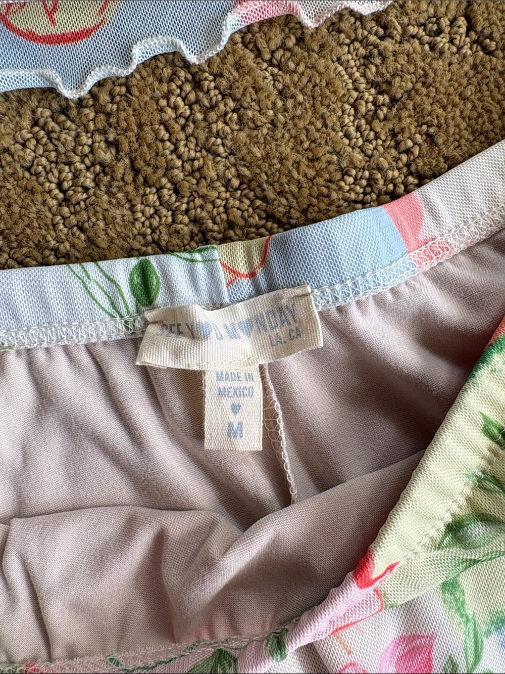 Pastel Patchwork Two-Piece Set - Picture 4 of 5